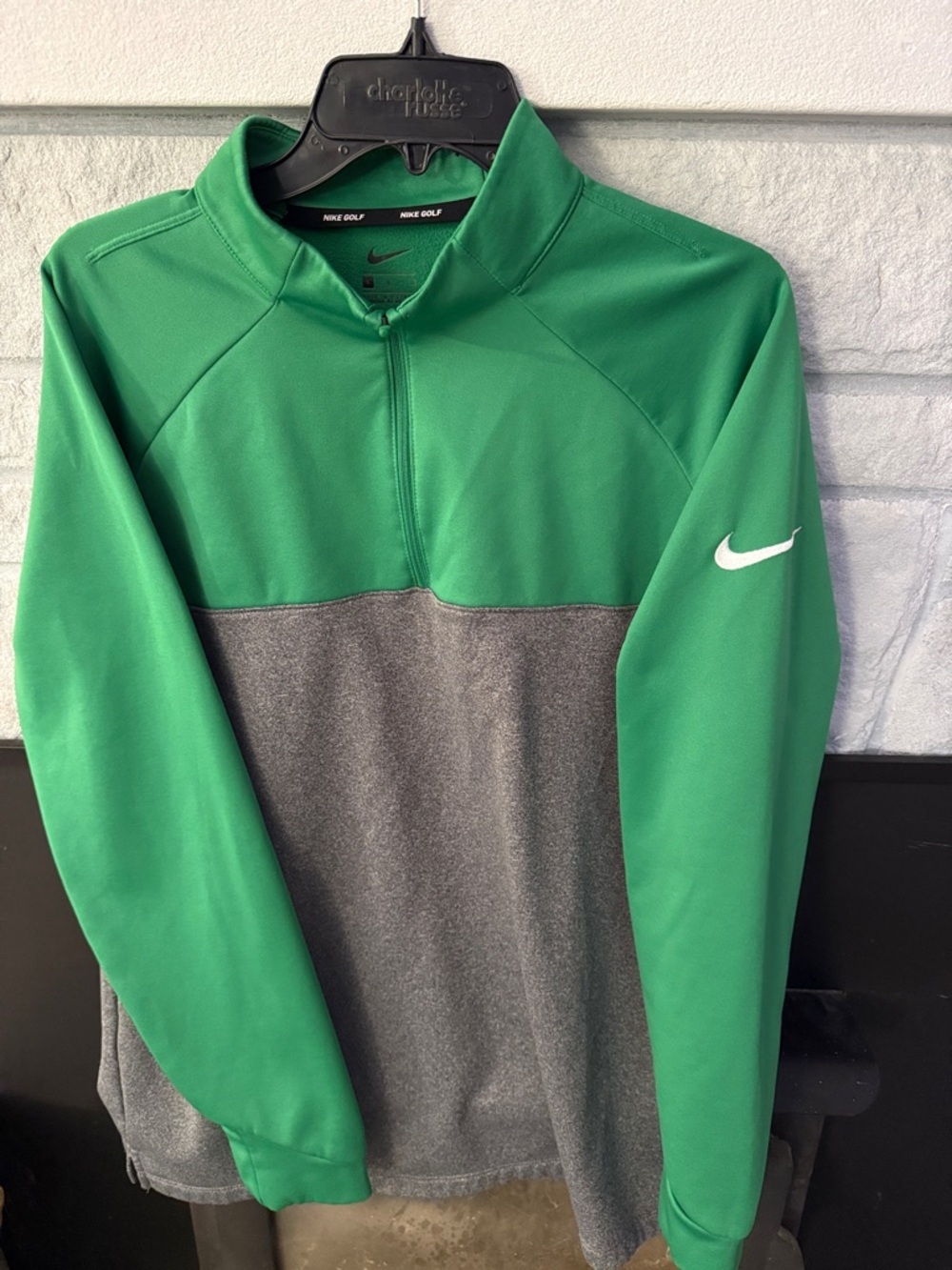 Nike golf Half-Zip fleece Pullover activewear athleisure sporty women’s SZ L